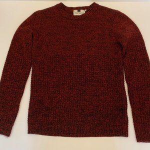 Topman Red and Black Sweater Size XS